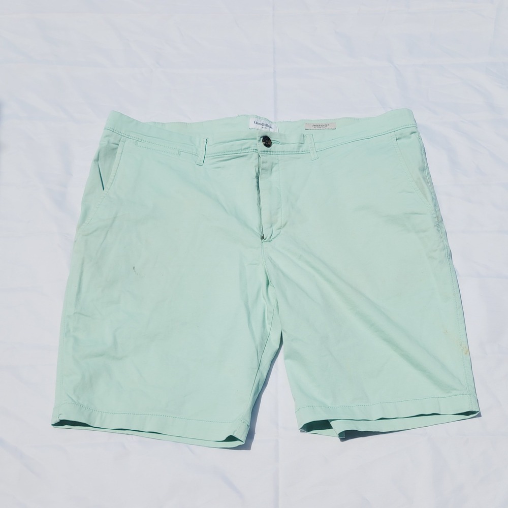 Goodfellow & Co Linden Shorts Men's 40 Mint Green Chino 10" Inseam J15
